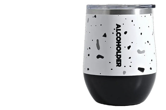 Stemless Vacuum Insulated Tumbler -Terazzo Black