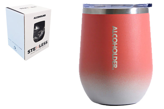 Stemless Vacuum Insulated Tumbler - Firefly / Grey