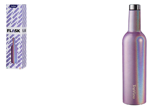 TraVino Insulated Wine Flask - Violet