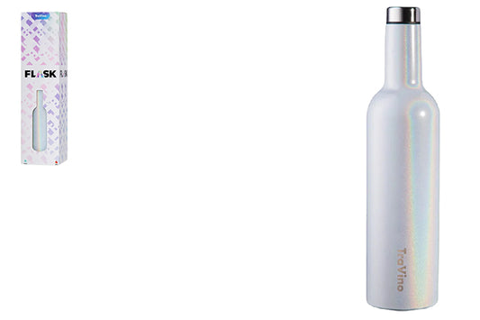 TraVino Insulated Wine Flask - G/White