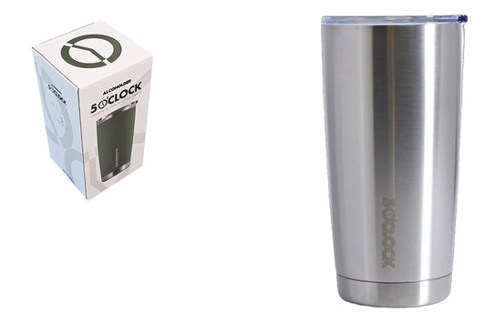 5 O'Clock Stainless Vacuum Insulated Tumbler - S/Steel