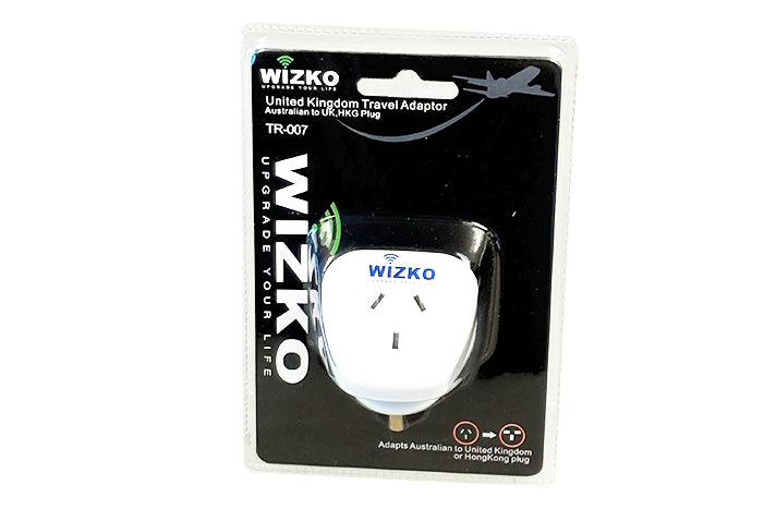Wizko United Kingdom Travel Adaptor