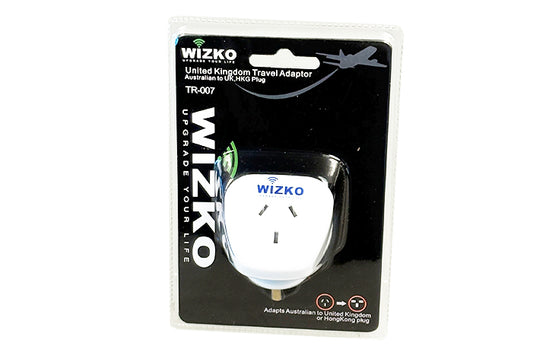 Wizko United Kingdom Travel Adaptor