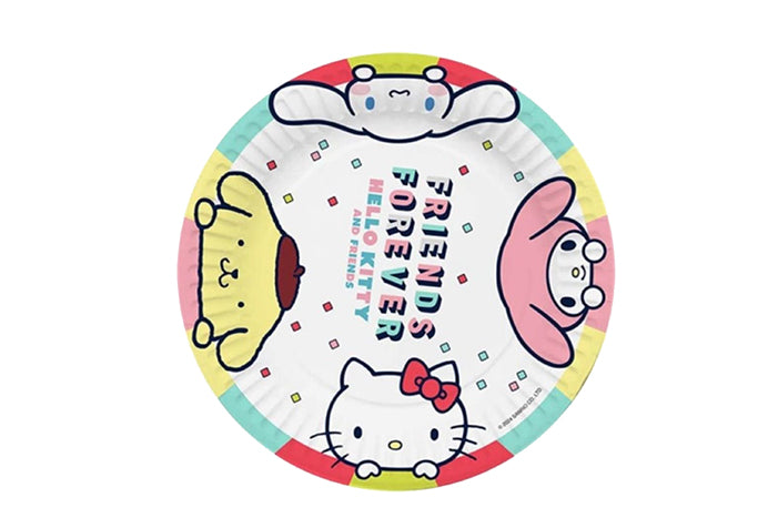 Hello Kitty and Friends Party Plates Round