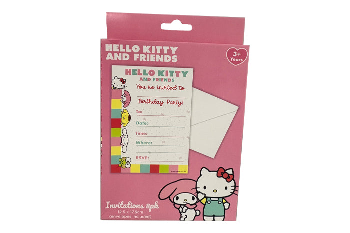Hello Kitty and Friends Invitation
